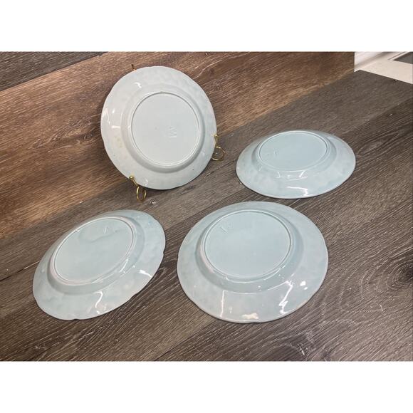 VTG Ashworth Brothers Ironstone Oriental Salad Dessert Plates 8.25” ~Set of 4